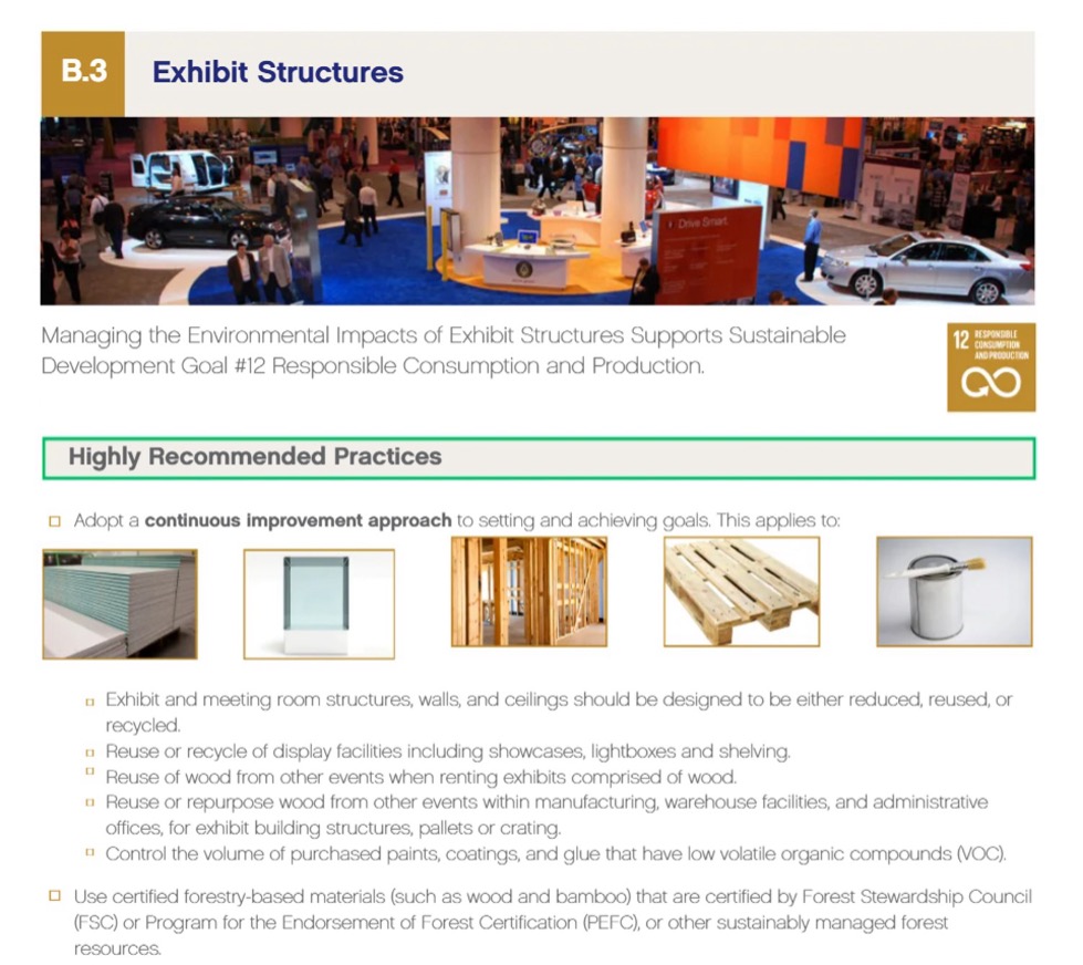 Estructuras de exposición sostenibles